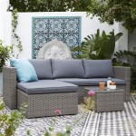 Alexandria Rattan Effect 3 Seater Corner Garden Sofa Set Review