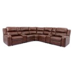 Bentley Sectional Leather Sofa Havertys