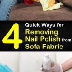 How To Get Nail Polish Out Of Sofa Fabric