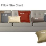 Sofa Pillow Size Chart