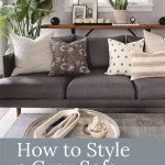 What Cushions Go With A Dark Grey Sofa