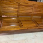 Wooden Sofa Set Without Cushion